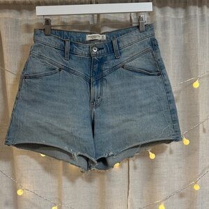 Abercrombie & Fitch Light Blue Jean Shorts
